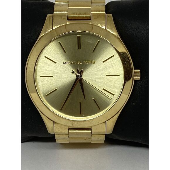 Michael Kors Runway MK3179 Womens Stainless Steel Analog Dial Quartz Watch JK694 - Picture 2 of 12